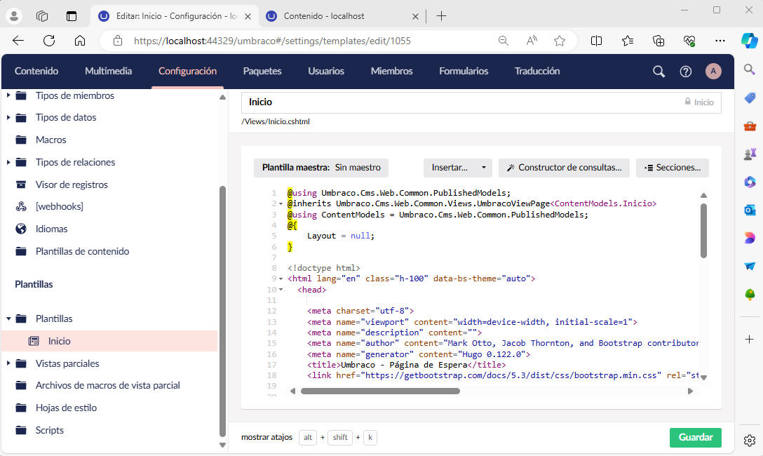 Pnatilla Inicio Llena